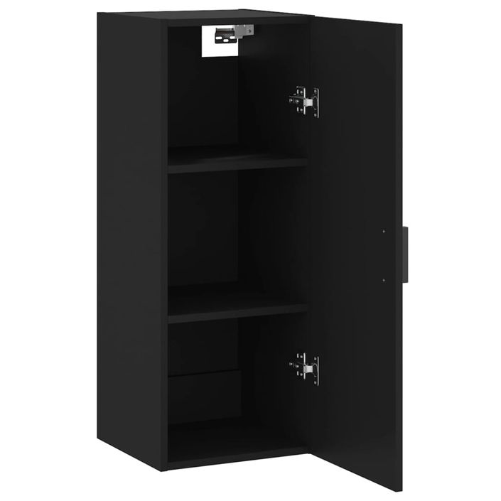 Armoire murale noir 34,5x34x90 cm - Photo n°6