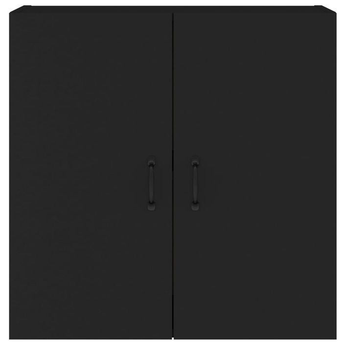 Armoire murale Noir 60x31x60 cm Bois d'ingénierie - Photo n°5