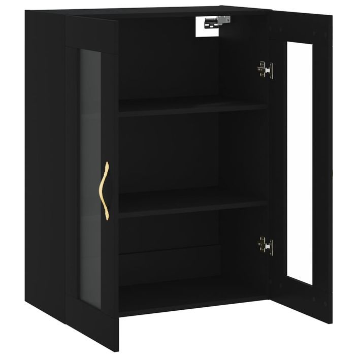 Armoire murale noir 69,5x34x90 cm - Photo n°6