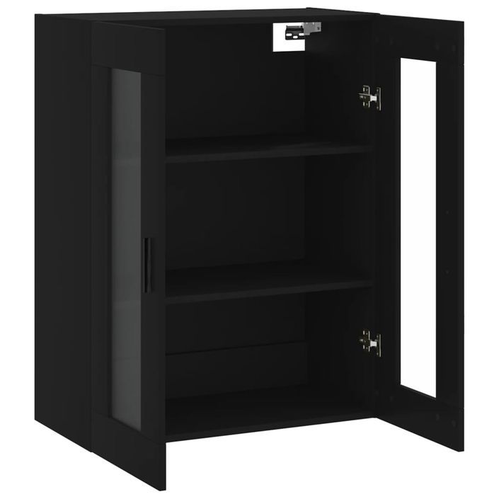 Armoire murale noir 69,5x34x90 cm - Photo n°6