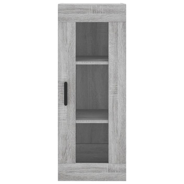 Armoire murale sonoma gris 34,5x34x90 cm - Photo n°7