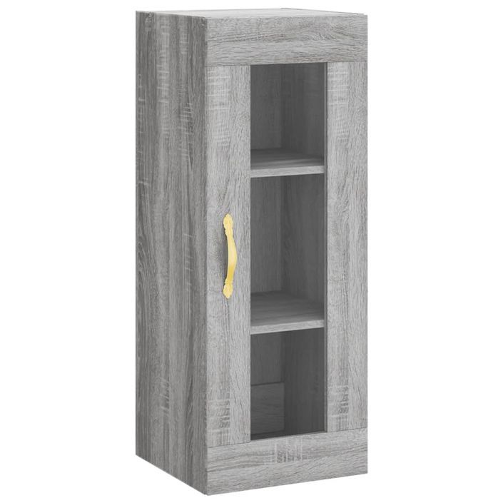 Armoire murale sonoma gris 34,5x34x90 cm - Photo n°1