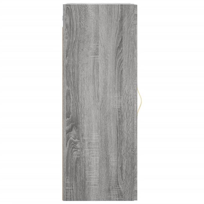 Armoire murale sonoma gris 34,5x34x90 cm - Photo n°8