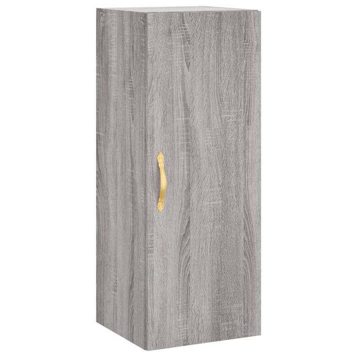 Armoire murale sonoma gris 34,5x34x90 cm - Photo n°1