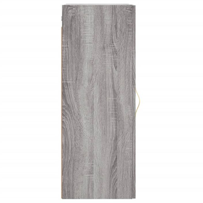 Armoire murale sonoma gris 34,5x34x90 cm - Photo n°8