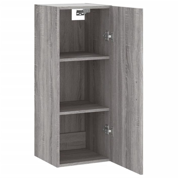 Armoire murale sonoma gris 34,5x34x90 cm - Photo n°6