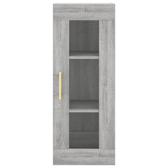 Armoire murale sonoma gris 34,5x34x90 cm - Photo n°6