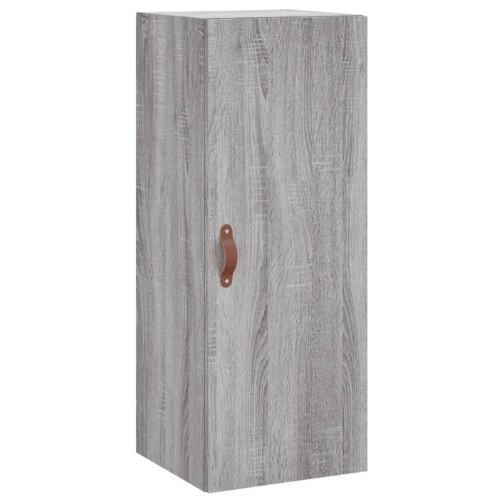 Armoire murale sonoma gris 34,5x34x90 cm - Photo n°1