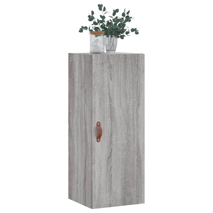 Armoire murale sonoma gris 34,5x34x90 cm - Photo n°4