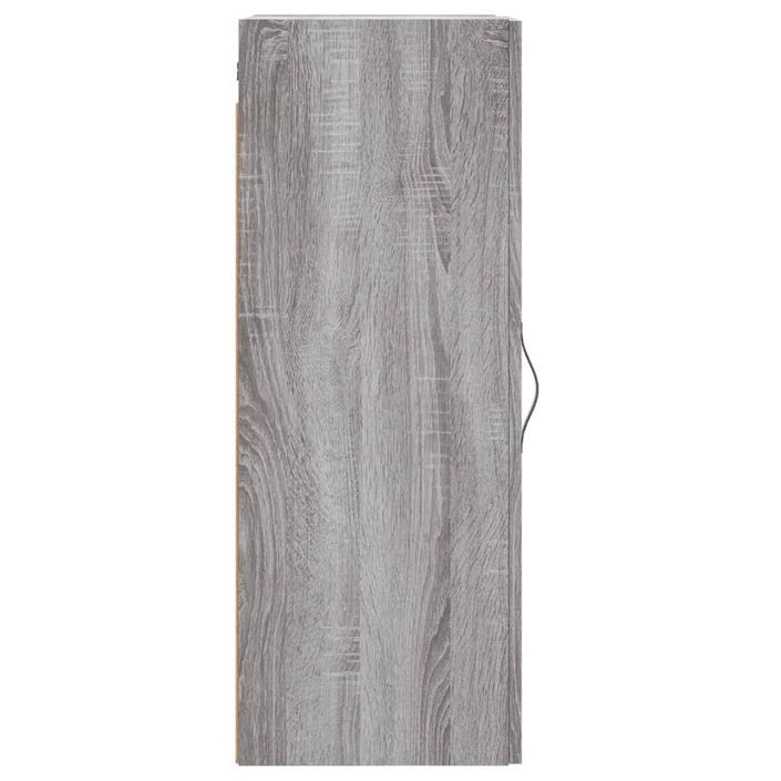 Armoire murale sonoma gris 34,5x34x90 cm bois d'ingénierie - Photo n°6