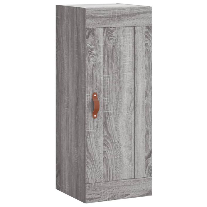 Armoire murale sonoma gris 34,5x34x90 cm bois d'ingénierie - Photo n°1