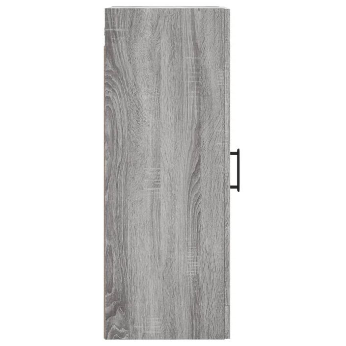 Armoire murale sonoma gris 34,5x34x90 cm bois d'ingénierie - Photo n°8