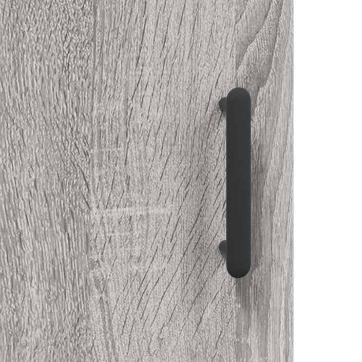 Armoire murale sonoma gris 34,5x34x90 cm bois d'ingénierie - Photo n°12