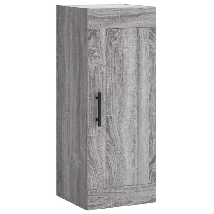 Armoire murale sonoma gris 34,5x34x90 cm bois d'ingénierie - Photo n°1