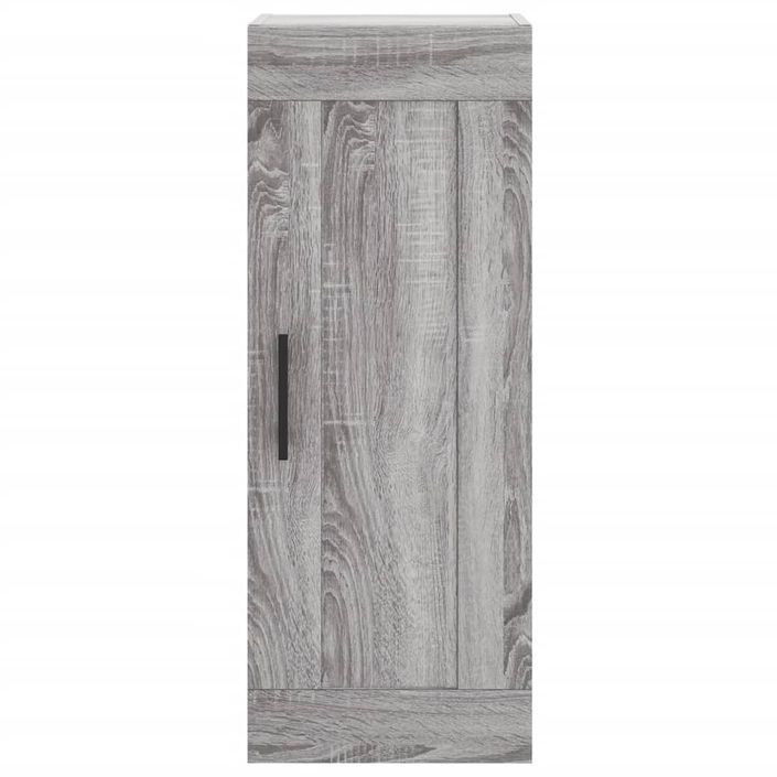 Armoire murale sonoma gris 34,5x34x90 cm bois d'ingénierie - Photo n°6