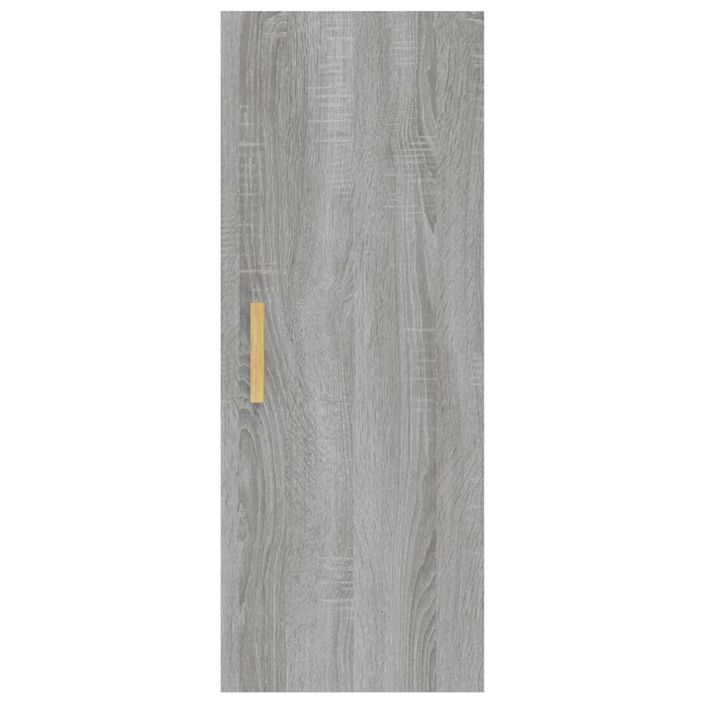 Armoire murale Sonoma gris 34,5x34x90 cm Bois d'ingénierie - Photo n°6