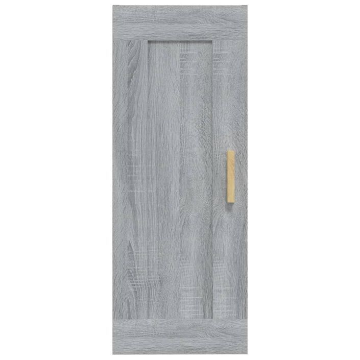 Armoire murale Sonoma gris 35x34x90 cm Bois d'ingénierie - Photo n°5