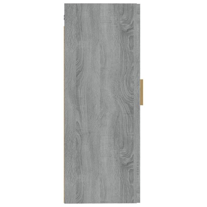 Armoire murale Sonoma gris 35x34x90 cm Bois d'ingénierie - Photo n°6