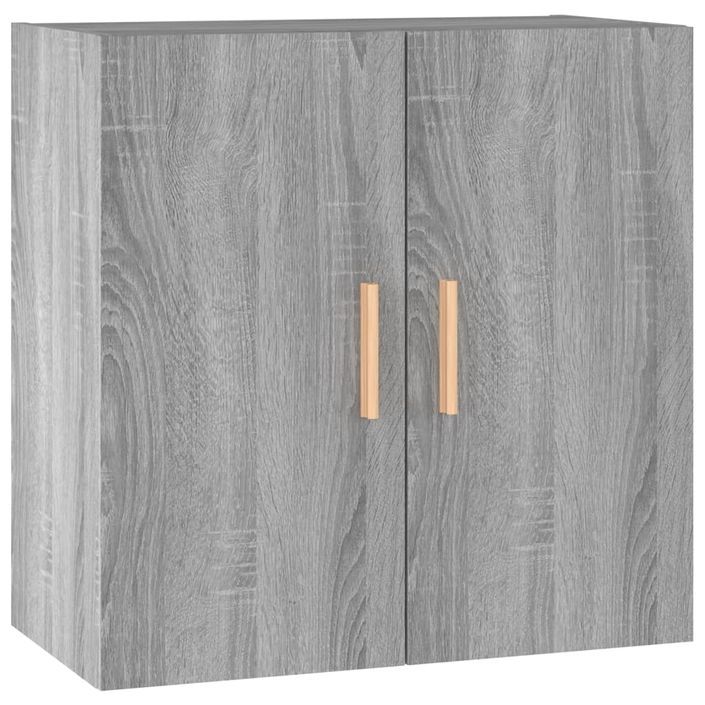 Armoire murale Sonoma gris 60x30x60 cm Bois d'ingénierie - Photo n°2