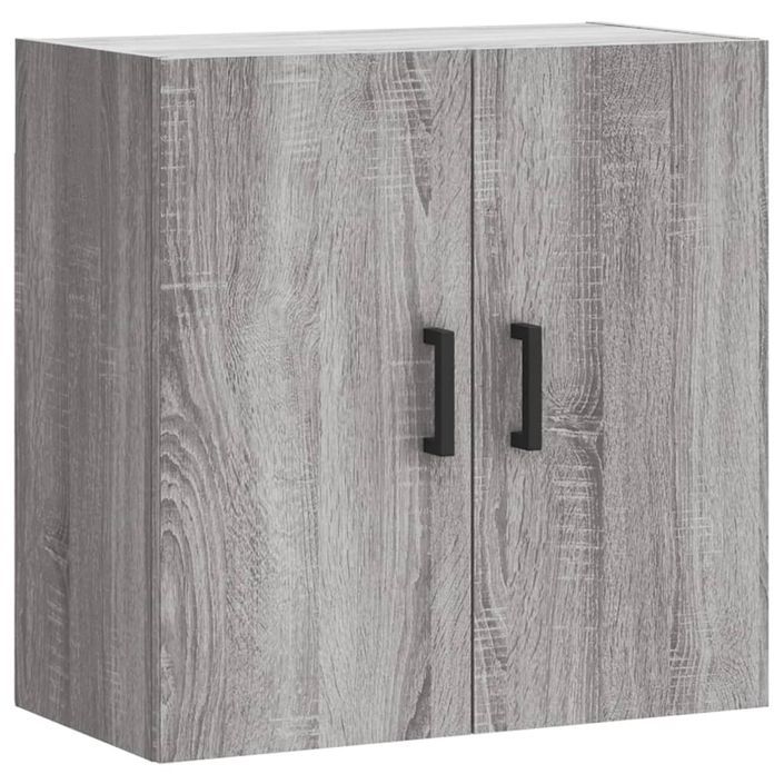 Armoire murale sonoma gris 60x31x60 cm bois d'ingénierie - Photo n°2