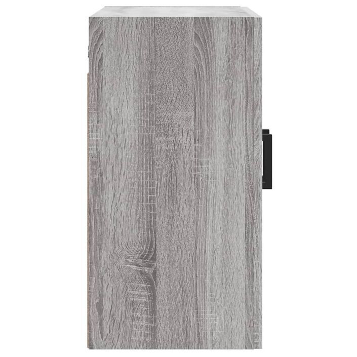 Armoire murale sonoma gris 60x31x60 cm bois d'ingénierie - Photo n°7