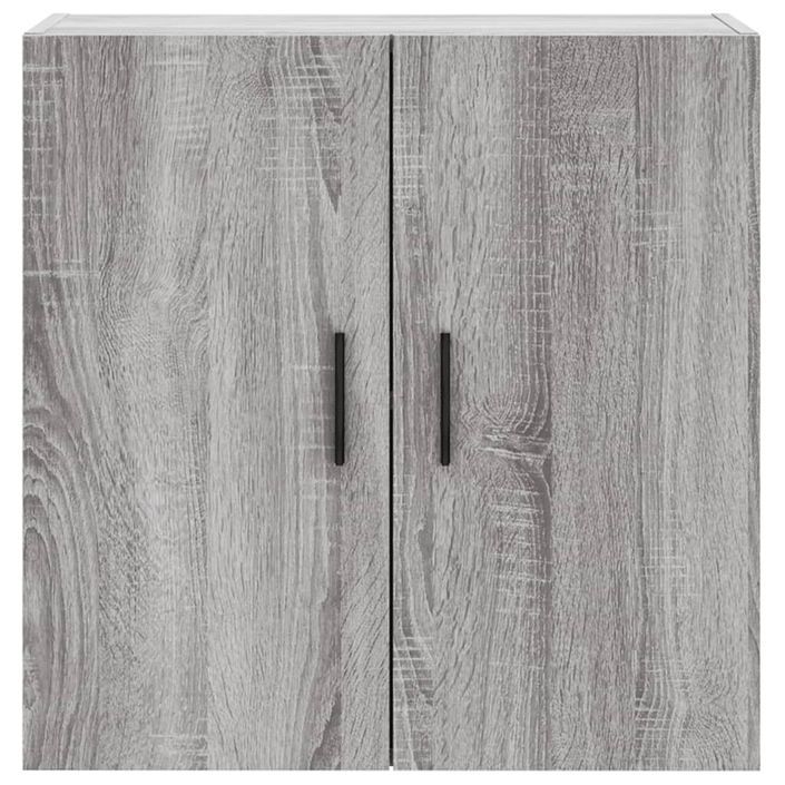 Armoire murale sonoma gris 60x31x60 cm bois d'ingénierie - Photo n°5