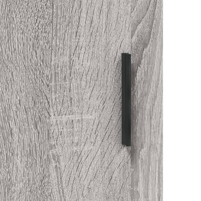 Armoire murale sonoma gris 60x31x60 cm bois d'ingénierie - Photo n°9