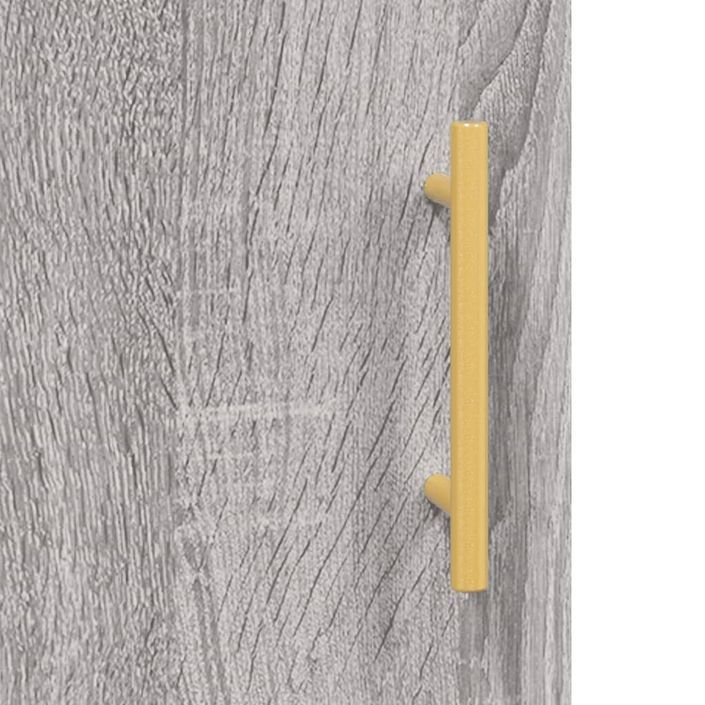 Armoire murale sonoma gris 60x31x70 cm bois d'ingénierie - Photo n°10