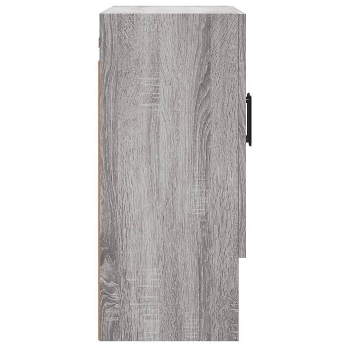 Armoire murale sonoma gris 60x31x70 cm bois d'ingénierie - Photo n°7