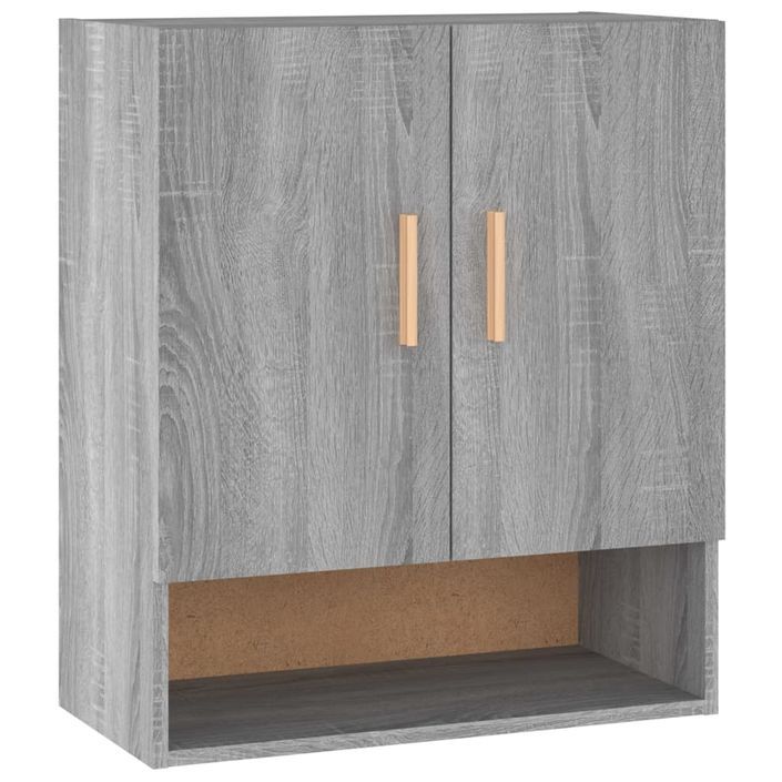 Armoire murale Sonoma gris 60x31x70 cm Bois d'ingénierie - Photo n°2