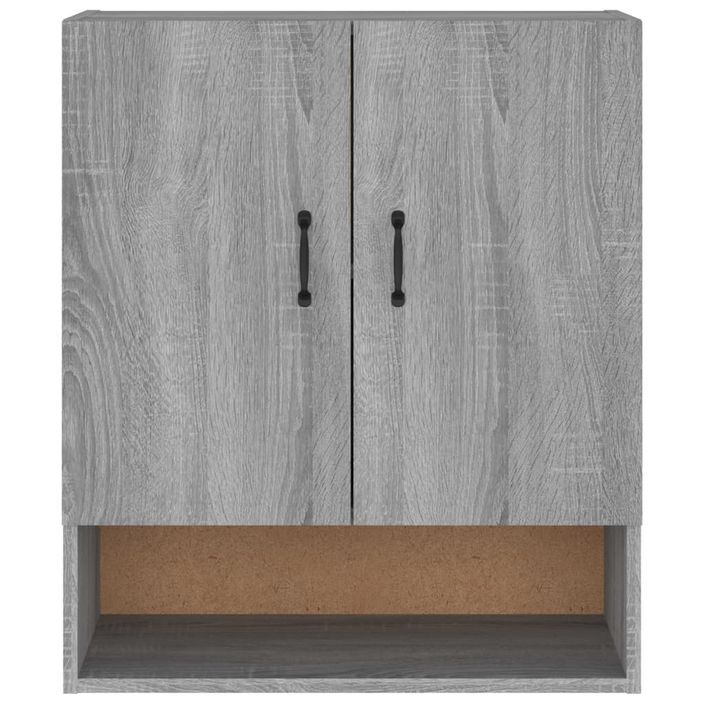 Armoire murale Sonoma gris 60x31x70 cm Bois d'ingénierie - Photo n°5