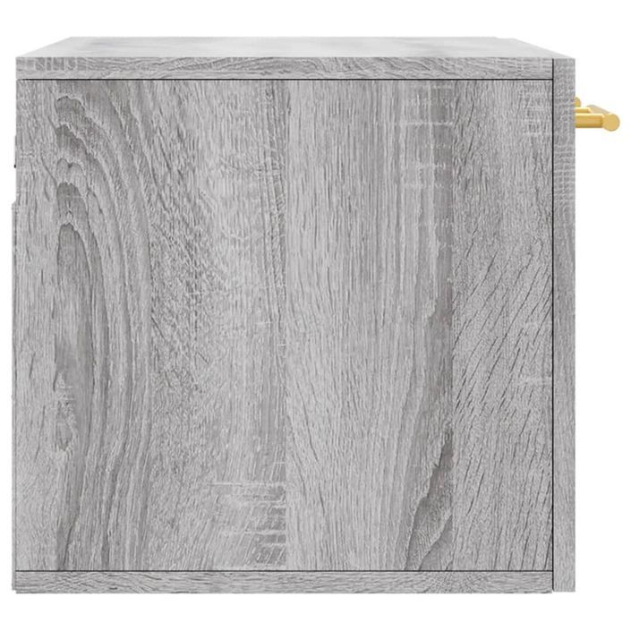 Armoire murale Sonoma gris 60x36,5x35 cm Bois d'ingénierie - Photo n°7