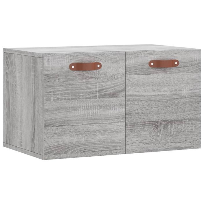 Armoire murale Sonoma gris 60x36,5x35 cm Bois d'ingénierie - Photo n°1