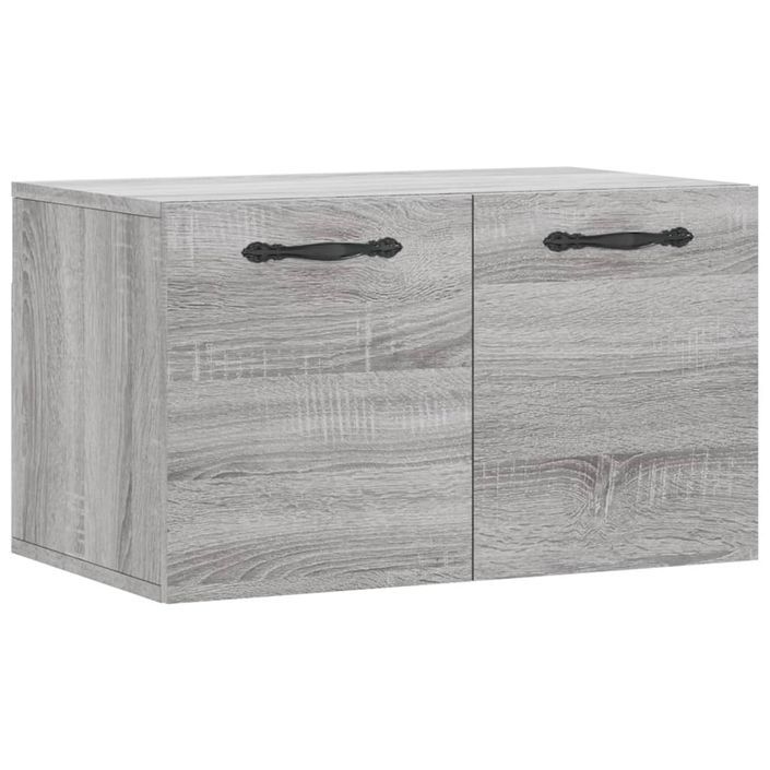 Armoire murale Sonoma gris 60x36,5x35 cm Bois d'ingénierie - Photo n°1