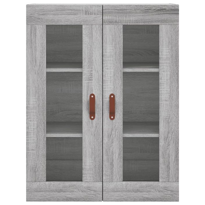 Armoire murale sonoma gris 69,5x34x90 cm - Photo n°6