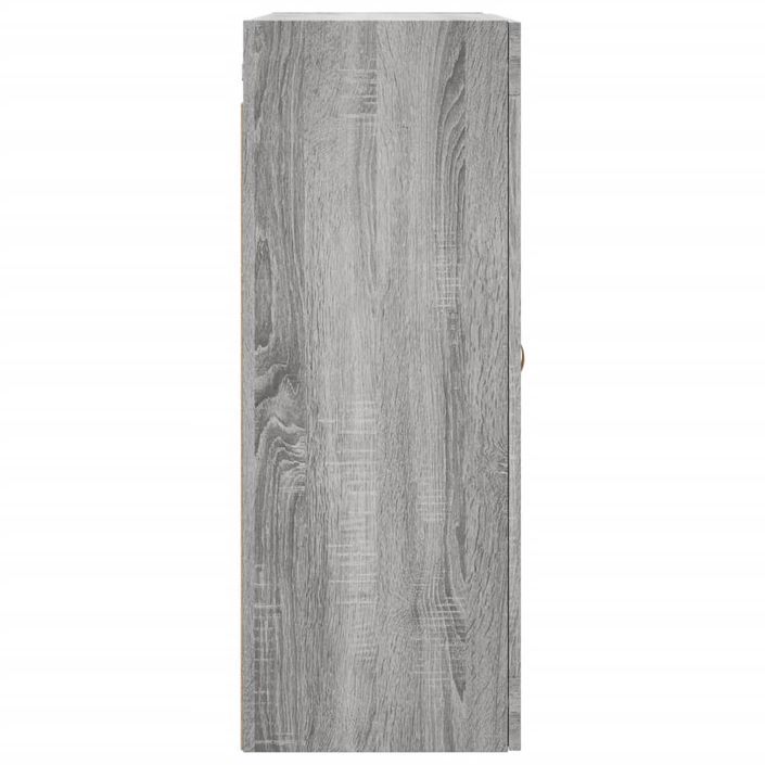 Armoire murale sonoma gris 69,5x34x90 cm - Photo n°8