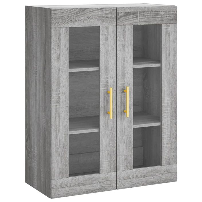 Armoire murale sonoma gris 69,5x34x90 cm - Photo n°1