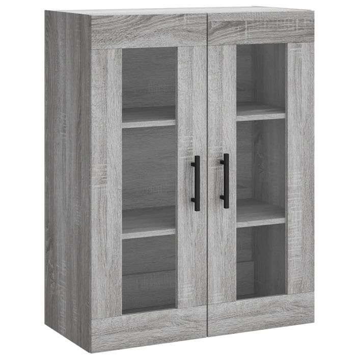 Armoire murale sonoma gris 69,5x34x90 cm - Photo n°1