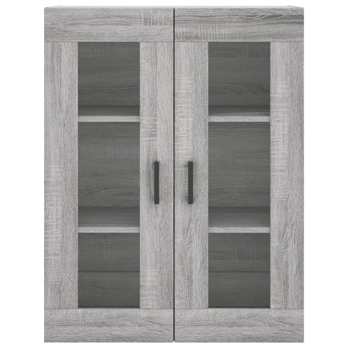 Armoire murale sonoma gris 69,5x34x90 cm - Photo n°7