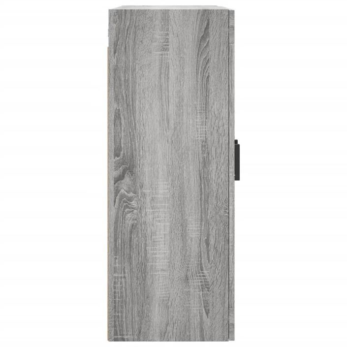 Armoire murale sonoma gris 69,5x34x90 cm - Photo n°8