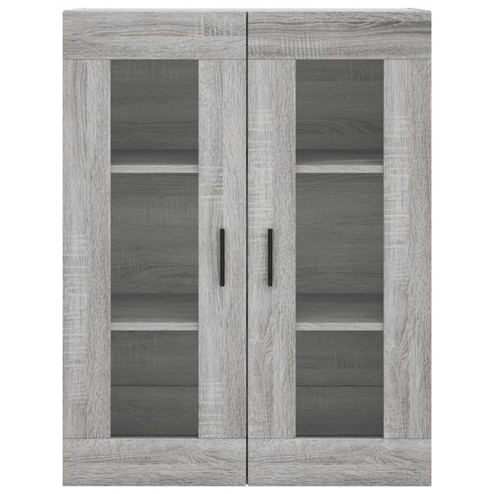 Armoire murale sonoma gris 69,5x34x90 cm - Photo n°7