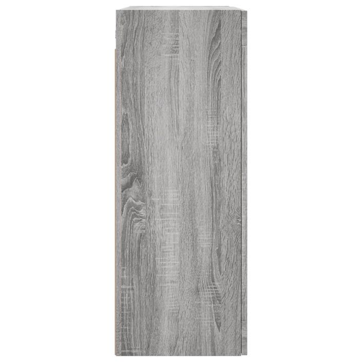 Armoire murale sonoma gris 69,5x34x90 cm - Photo n°8