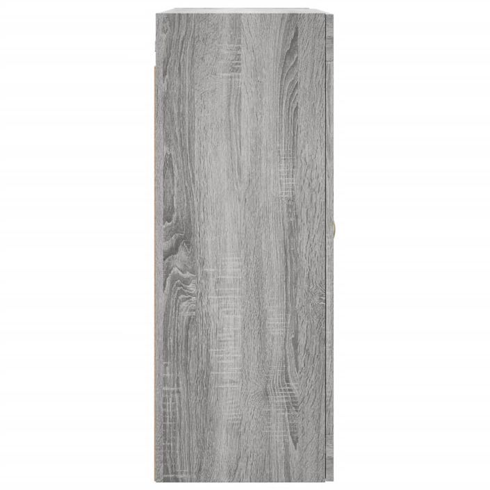 Armoire murale sonoma gris 69,5x34x90 cm - Photo n°8