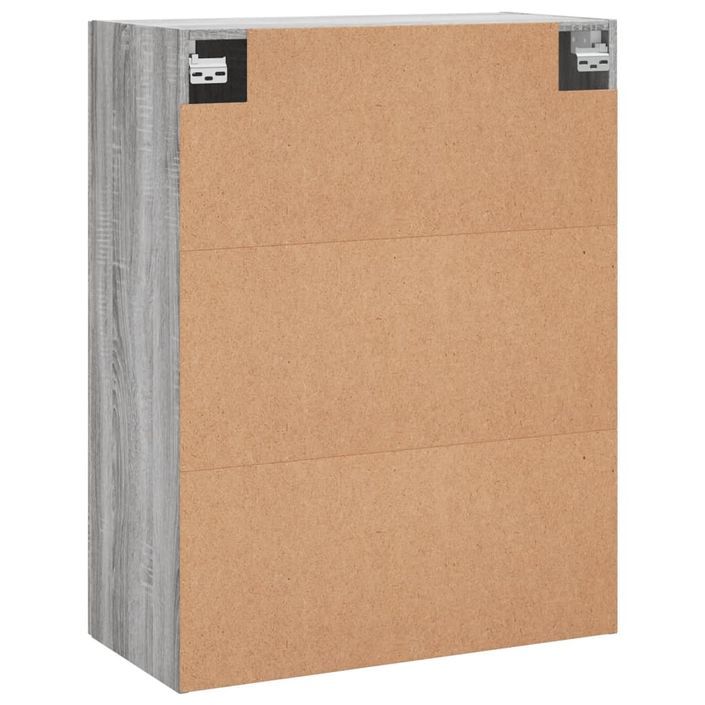 Armoire murale sonoma gris 69,5x34x90 cm - Photo n°9