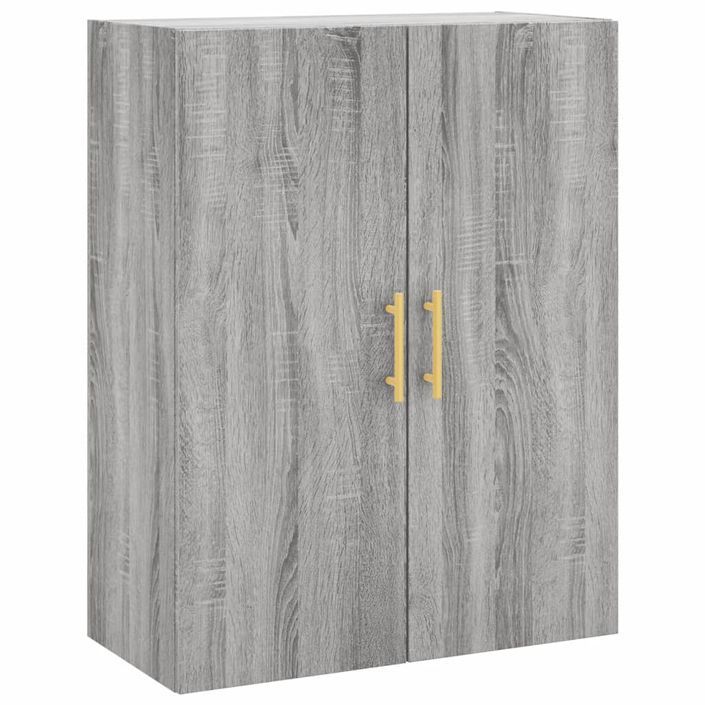 Armoire murale sonoma gris 69,5x34x90 cm - Photo n°1