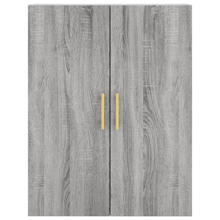 Armoire murale sonoma gris 69,5x34x90 cm - Photo n°7