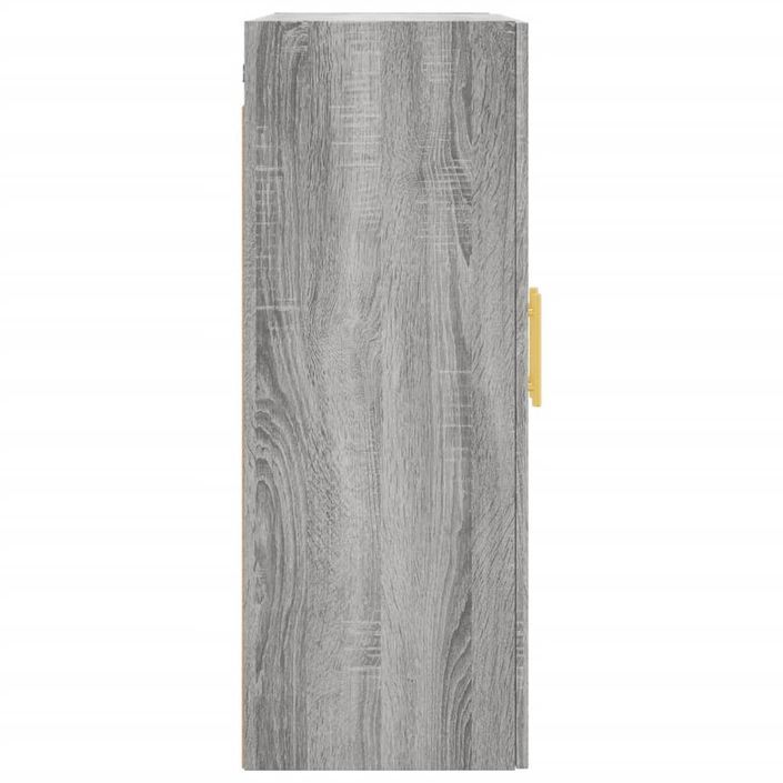 Armoire murale sonoma gris 69,5x34x90 cm - Photo n°8