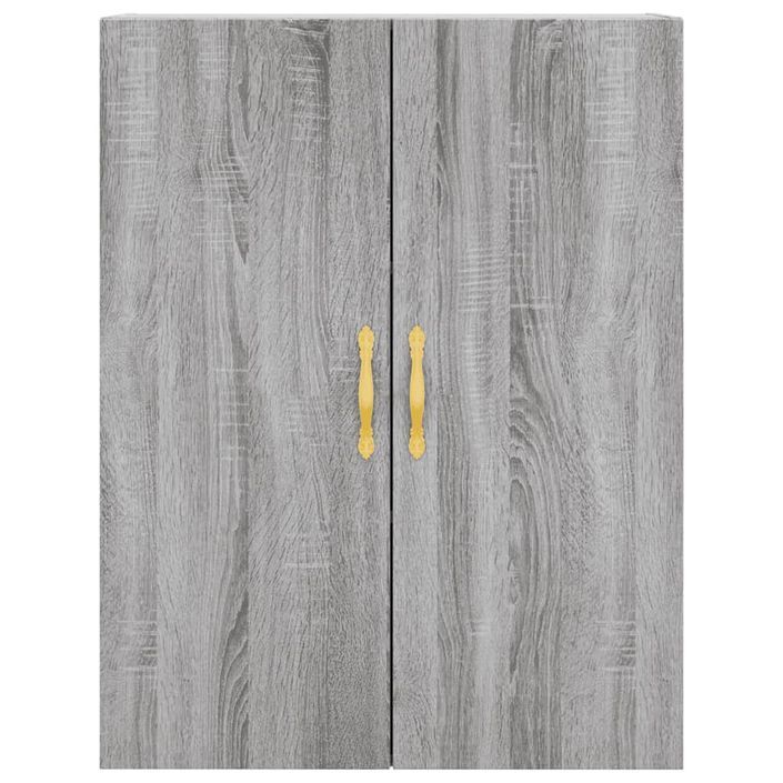 Armoire murale sonoma gris 69,5x34x90 cm - Photo n°7