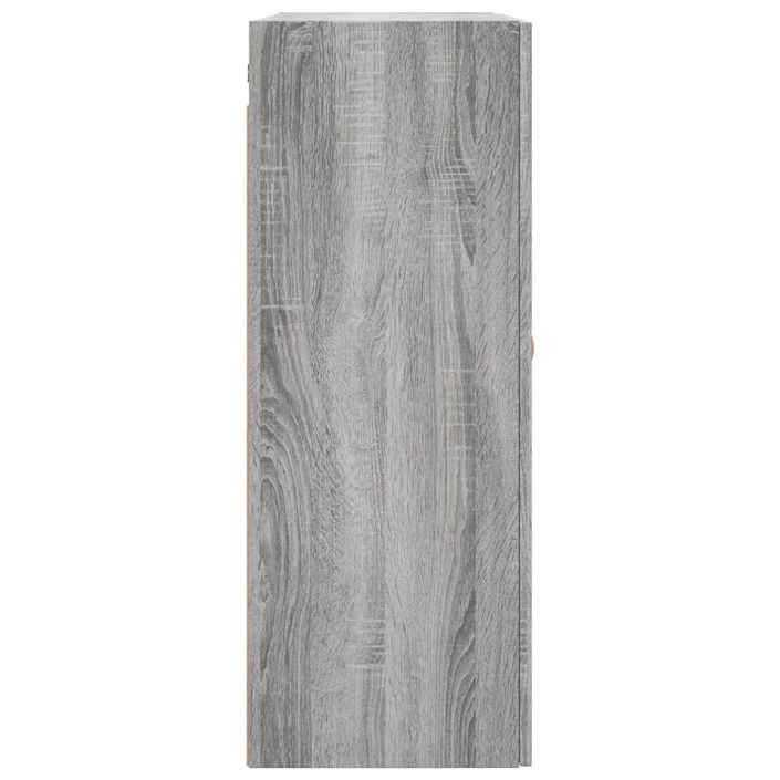 Armoire murale sonoma gris 69,5x34x90 cm - Photo n°8