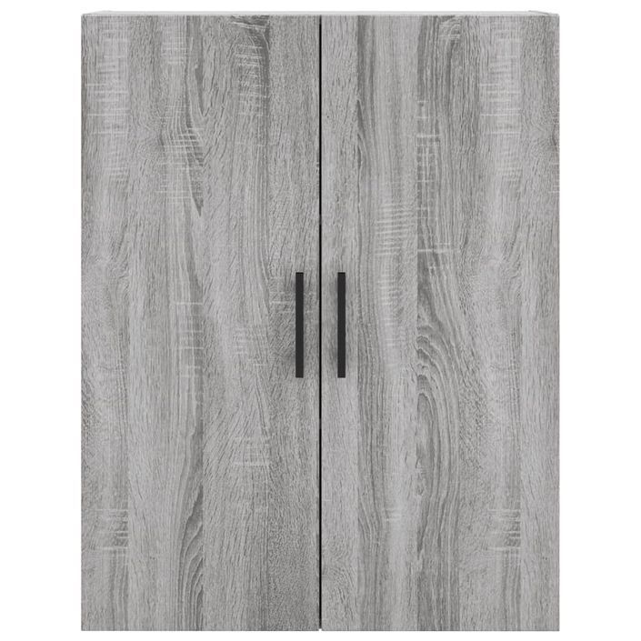 Armoire murale sonoma gris 69,5x34x90 cm - Photo n°7